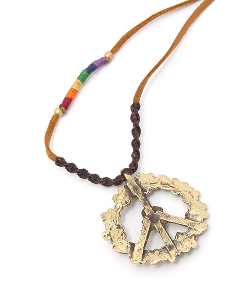 チャイハネ（チャイハネ）の「【チャイハネ】ピースフラワーネックレス（ネックレス・レディース・ゴールド/シルバー・FREE）」の6枚目の写真