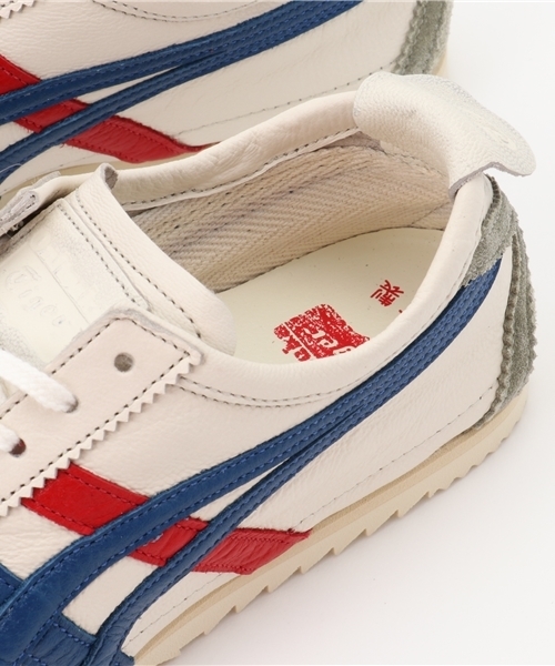 Onitsuka Tiger(オニツカタイガー)の「オニツカタイガー メキシコ66 デラックス ウィーメンズ Onitsuka Tiger MEXICO 66 DELUXE W'S(スニーカー・レディース・ベージュ系その他/ホワイト×ブルー・25/23/24/24.5/23.5)」の9枚目の写真