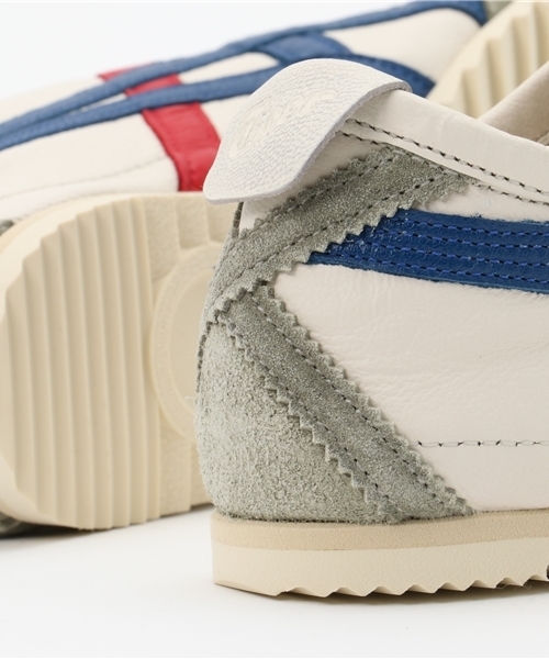 Onitsuka Tiger(オニツカタイガー)の「オニツカタイガー メキシコ66 デラックス ウィーメンズ Onitsuka Tiger MEXICO 66 DELUXE W'S(スニーカー・レディース・ベージュ系その他/ホワイト×ブルー・25/23/24/24.5/23.5)」の11枚目の写真