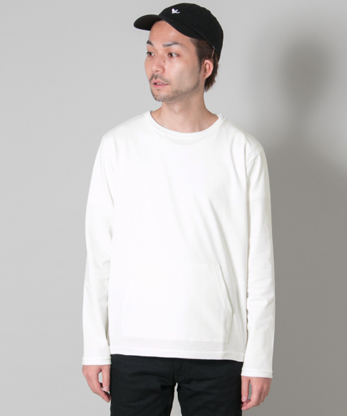 URBAN RESEARCH（アーバンリサーチ）の「URiD JERSEY SWEAT L/S（Tシャツ/カットソー・メンズ・グレー/チャコールグレー/ホワイト・LARGE/MEDIUM）」の4枚目の写真