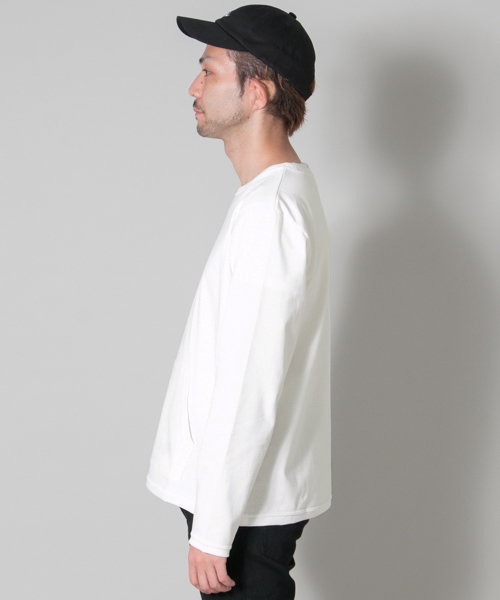 URBAN RESEARCH（アーバンリサーチ）の「URiD JERSEY SWEAT L/S（Tシャツ/カットソー・メンズ・グレー/チャコールグレー/ホワイト・LARGE/MEDIUM）」の5枚目の写真