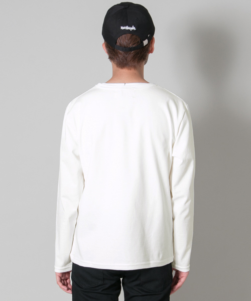 URBAN RESEARCH（アーバンリサーチ）の「URiD JERSEY SWEAT L/S（Tシャツ/カットソー・メンズ・グレー/チャコールグレー/ホワイト・LARGE/MEDIUM）」の6枚目の写真