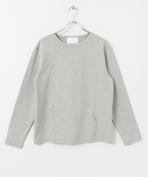 URBAN RESEARCH（アーバンリサーチ）の「URiD JERSEY SWEAT L/S（Tシャツ/カットソー・メンズ・グレー/チャコールグレー/ホワイト・LARGE/MEDIUM）」の15枚目の写真
