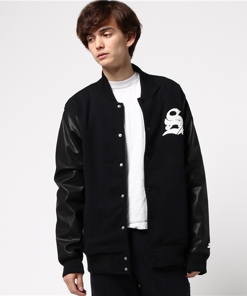 Starter Black Label スターターブラックレーベル の メンズ スターター スウェット スタジャン Starter Hickey Sweat Stadium Jacket Msr17a43 スタジャン Wear