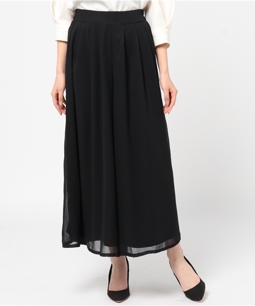 KOBE LETTUCE(コウベレタス)の「ウエストタックシフォンワイドフレアパンツ(その他パンツ・レディース・ベージュ/ネイビー/ブルー系その他/ブラック/サックスブルー/ピンク/オフホワイト/グレー/ラベンダー/ホワイト系その他/ホワイト系その他2/ブラック系その他/レッド/ブラック系その他2/ブルー系その他2/ブラウン/ブルー系その他3/マスタード/カーキ/ピンク系その他/イエロー系その他/ライトベージュ/ブラック系その他3/イエロー/ブルー系その他4/ドット/ブルー系その他5/ホワイト系その他3/ホワイト系その他4/レッド系その他/ミント/パープル/オレンジ/ブルー/モカ/ブラック系その他4/オレンジ系その他/ホワイト系その他5/グレイッシュベージュ/ブルー系その他6/ホワイト系その他6/ブラウン系その他/ベージュ系その他/グレー系その他/ブラック系その他5/ホワイト系その他7・FREE/M/L)」の10枚目の写真