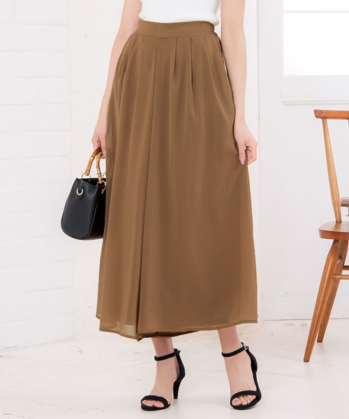 KOBE LETTUCE(コウベレタス)の「ウエストタックシフォンワイドフレアパンツ(その他パンツ・レディース・ベージュ/ネイビー/ブルー系その他/ブラック/サックスブルー/ピンク/オフホワイト/グレー/ラベンダー/ホワイト系その他/ホワイト系その他2/ブラック系その他/レッド/ブラック系その他2/ブルー系その他2/ブラウン/ブルー系その他3/マスタード/カーキ/ピンク系その他/イエロー系その他/ライトベージュ/ブラック系その他3/イエロー/ブルー系その他4/ドット/ブルー系その他5/ホワイト系その他3/ホワイト系その他4/レッド系その他/ミント/パープル/オレンジ/ブルー/モカ/ブラック系その他4/オレンジ系その他/ホワイト系その他5/グレイッシュベージュ/ブルー系その他6/ホワイト系その他6/ブラウン系その他/ベージュ系その他/グレー系その他/ブラック系その他5/ホワイト系その他7・FREE/M/L)」の19枚目の写真