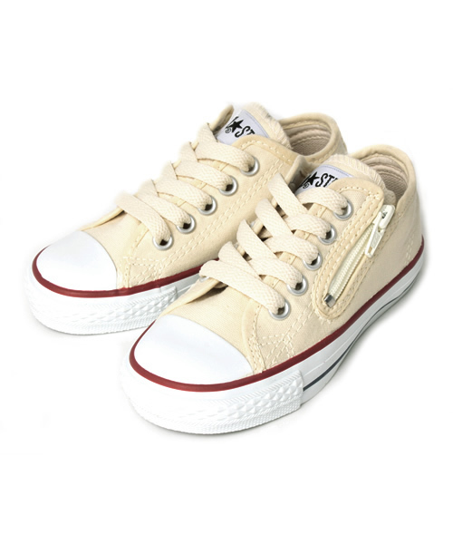 green label relaxing（グリーンレーベルリラクシング）の「CHILDALLSTAR RZ OX スニーカー（スニーカー・キッズ・ホワイト/ブラック/レッド・16cm/17cm/18cm/15cm）」の2枚目の写真