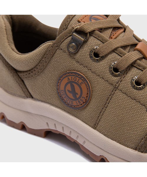 AIGLE（エーグル）の「撥水加工 テネレライト ロウ キャンバスシューズ（スニーカー・レディース・ピンク/グリーン/ベージュ/ネイビー/ナチュラル/ライトベージュ・35/37/36/39/38）」の12枚目の写真