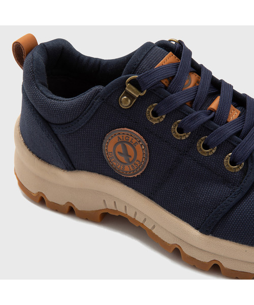 AIGLE（エーグル）の「撥水加工 テネレライト ロウ キャンバスシューズ（スニーカー・レディース・ピンク/グリーン/ベージュ/ネイビー/ナチュラル/ライトベージュ・35/37/36/39/38）」の7枚目の写真