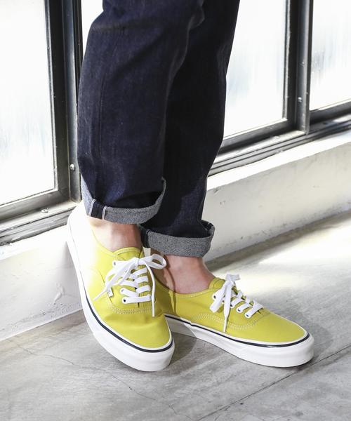 VANS（バンズ）の「[バンズ] BC★★VANS CVS AUTHEN DX スニーカー / ANAHEIM FACTORY PACK（スニーカー・メンズ・ホワイト/イエロー/ブラック/オレンジ・27.5cm/26.5cm/28cm/26cm/27cm）」の3枚目の写真