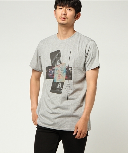 MAISON HONORE(メゾンオノレ)の「grey tee-shirt Melodie(Tシャツ/カットソー)」|グレー