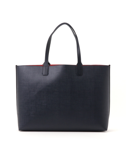 美品♡ トミーヒルフィガー　ネオプレン　チャーム　ブラック　トートバッグ トミー・ヒルフィガー(Tommy Hilfiger) トートバッグ | 通販