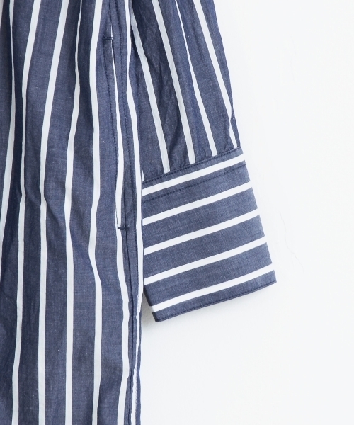 le.coeur blanc（ルクールブラン）の「【WEB限定PRICE】タイプライターロングシャツワンピース（シャツワンピース・レディース・オフホワイト/ブラウン/ブルー系その他4・FREE）」の6枚目の写真