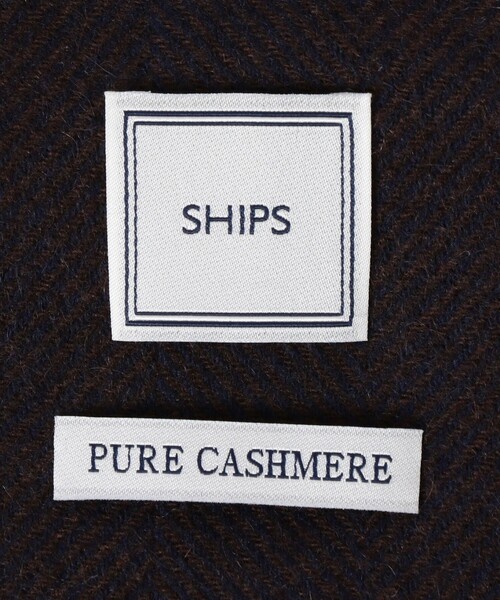SHIPS(シップス)の「SD: 【カシミヤ】 ヘリンボーン マフラー(マフラー・メンズ・チャコールグレー/オリーブ/ネイビー/ワイン/コバルトブルー/ダークブラウン/ライトブルー/ライトグリーン・ONE SIZE)」の13枚目の写真