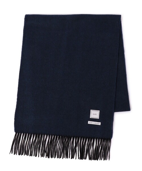 SHIPS(シップス)の「SD: 【カシミヤ】 ヘリンボーン マフラー(マフラー・メンズ・チャコールグレー/オリーブ/ネイビー/ワイン/コバルトブルー/ダークブラウン/ライトブルー/ライトグリーン・ONE SIZE)」の17枚目の写真