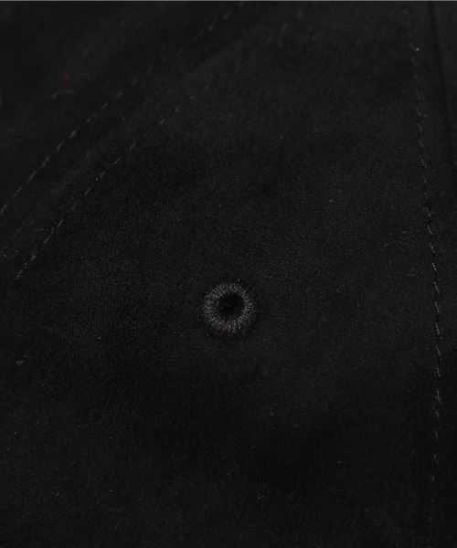 earth music&ecology（アースミュージックアンドエコロジー）の「・ポリスウェードキャップ（キャップ・レディース・ブラック/ピンク/アイボリー・FREE）」の7枚目の写真