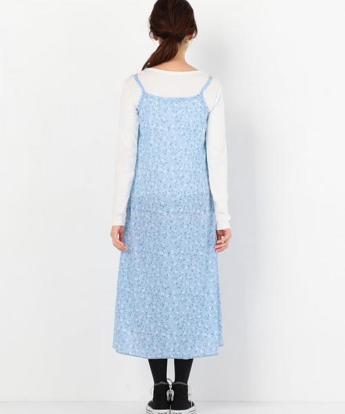 Another Edition(アナザーエディション)の「ローズプリントキャミワンピース ◆(ワンピース・レディース・ライトブルー/ライラック・FREE)」の14枚目の写真