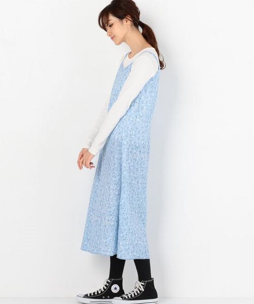 Another Edition(アナザーエディション)の「ローズプリントキャミワンピース ◆(ワンピース・レディース・ライトブルー/ライラック・FREE)」の11枚目の写真