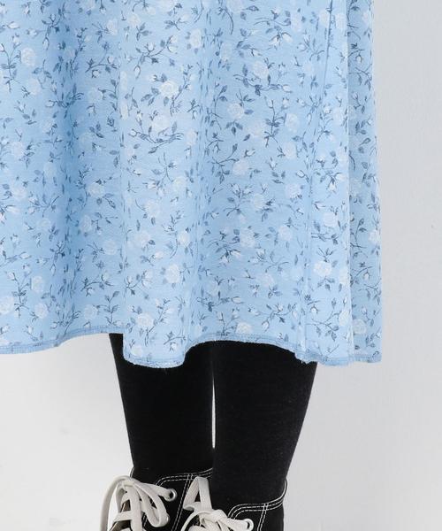 Another Edition(アナザーエディション)の「ローズプリントキャミワンピース ◆(ワンピース・レディース・ライトブルー/ライラック・FREE)」の8枚目の写真