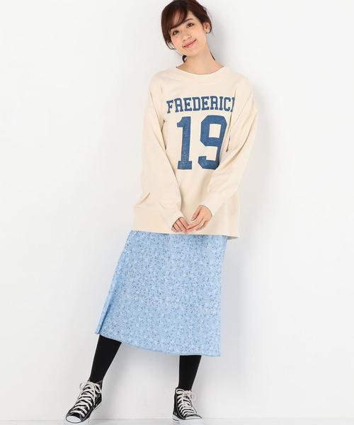 Another Edition(アナザーエディション)の「ローズプリントキャミワンピース ◆(ワンピース・レディース・ライトブルー/ライラック・FREE)」の6枚目の写真