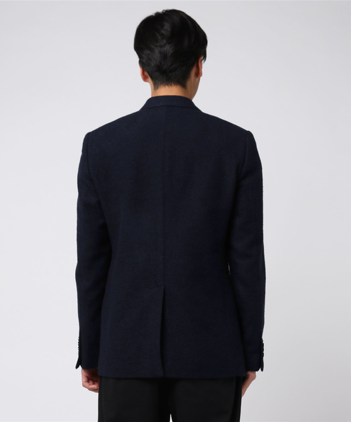 PAZZO(パッゾ)の「【PAZZO】 2BS メランジウールジャケット(テーラードジャケット・メンズ・ブラック/ネイビー/グレー・40/44/48/50)」の4枚目の写真