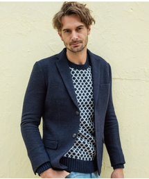 PAZZO | 【PAZZO】　2BS　メランジウールジャケット(テーラードジャケット)