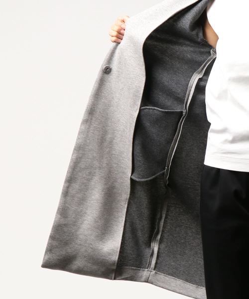 RIVE DROITE（リヴドロワ）の「プレミアムダンボールコート（その他アウター・レディース・サックスブルー/グレー・FREE）」の4枚目の写真