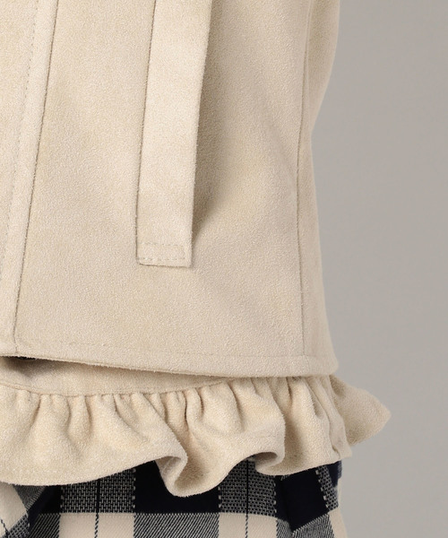 LODISPOTTO（ロディスポット）の「ロマンスノーカラーライダースジャケット（ライダースジャケット・レディース・ベージュ/ピンク・MEDIUM）」の8枚目の写真