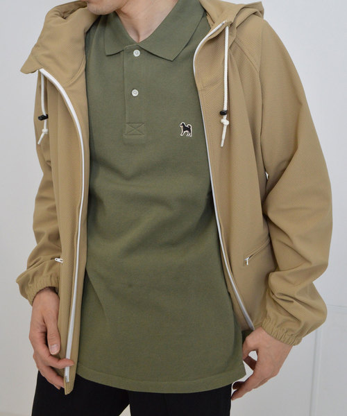 SONTAKU（ソンタク）の「【Begin/ビギン6月号掲載】SONTAKU/ソンタク 黒柴ポロシャツ（ポロシャツ・メンズ・ホワイト/ネイビー/バーガンディー/レモンイエロー/ブラック/ライトピンク/ターコイズブルー/オリーブ/バイオレット/ライトブルー/サンドグレー/スモークグレー/ミント・X-LARGE/LARGE/MEDIUM/SMALL）」の15枚目の写真