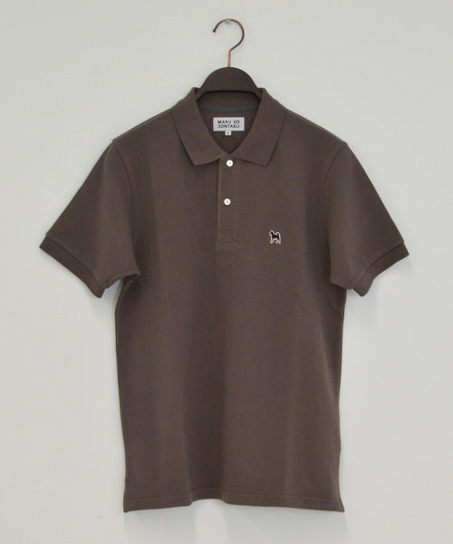 SONTAKU（ソンタク）の「【Begin/ビギン6月号掲載】SONTAKU/ソンタク 黒柴ポロシャツ（ポロシャツ・メンズ・ホワイト/ネイビー/バーガンディー/レモンイエロー/ブラック/ライトピンク/ターコイズブルー/オリーブ/バイオレット/ライトブルー/サンドグレー/スモークグレー/ミント・X-LARGE/LARGE/MEDIUM/SMALL）」の21枚目の写真