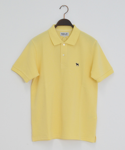 SONTAKU（ソンタク）の「【Begin/ビギン6月号掲載】SONTAKU/ソンタク 黒柴ポロシャツ（ポロシャツ・メンズ・ホワイト/ネイビー/バーガンディー/レモンイエロー/ブラック/ライトピンク/ターコイズブルー/オリーブ/バイオレット/ライトブルー/サンドグレー/スモークグレー/ミント・X-LARGE/LARGE/MEDIUM/SMALL）」の20枚目の写真