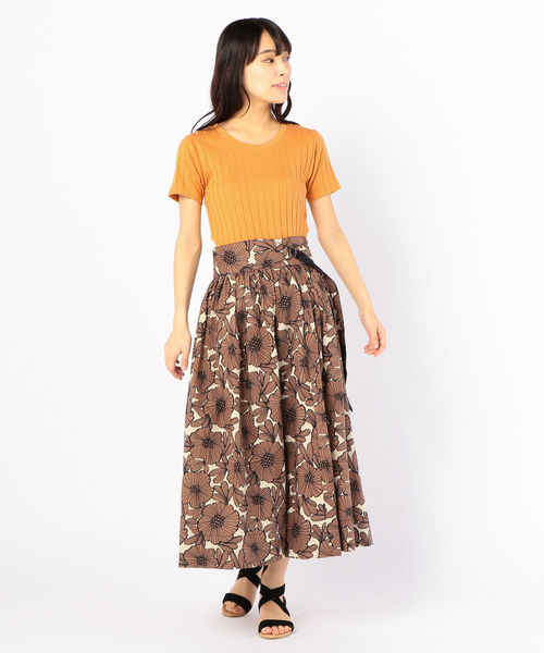 SHIPS（シップス）の「リブクルーネックTee（Tシャツ/カットソー・レディース・ライトホワイト/ブラック/ベージュ/ブラウン/イエロー系その他2/パープル・ONE SIZE）」の10枚目の写真