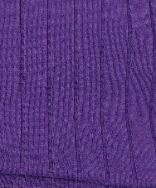 SHIPS（シップス）の「リブクルーネックTee（Tシャツ/カットソー・レディース・ライトホワイト/ブラック/ベージュ/ブラウン/イエロー系その他2/パープル・ONE SIZE）」の19枚目の写真