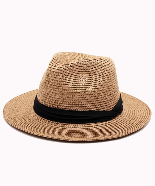 8(eight)(エイト)の「つば広 麦わら帽子 ペーパーハット(ハット・メンズ・ホワイト/ブラック/ベージュ・FREE)」の3枚目の写真