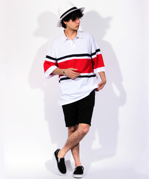 8(eight)(エイト)の「つば広 麦わら帽子 ペーパーハット(ハット・メンズ・ホワイト/ブラック/ベージュ・FREE)」の4枚目の写真