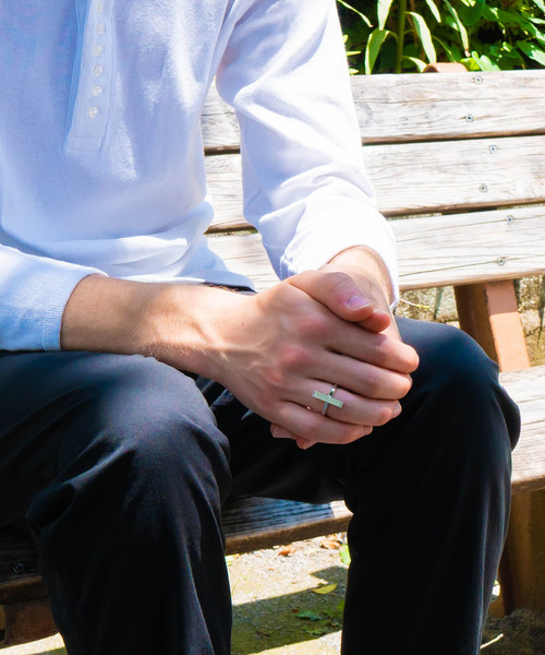 Gary Murton(ギャリ―マートン)の「Gary Murton/vertical line ring typeA(リング・メンズ・シルバー/ゴールド/その他・FREE)」の9枚目の写真