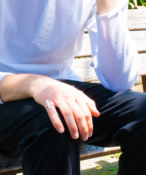 Gary Murton(ギャリ―マートン)の「Gary Murton/vertical line ring typeA(リング・メンズ・シルバー/ゴールド/その他・FREE)」の13枚目の写真