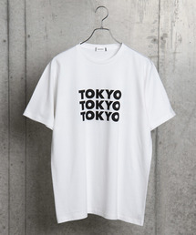 WEGO/3連TOKYOロゴTシャツ