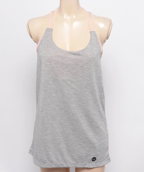 ROXY（ロキシー）の「SECRET MESSAGE 2 TAN/ロキシータンクトップ（タンクトップ・レディース・グレー/ピンク・SMALL/MEDIUM/X-SMALL）」の3枚目の写真