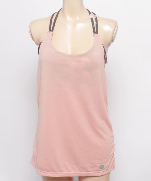 ROXY（ロキシー）の「SECRET MESSAGE 2 TAN/ロキシータンクトップ（タンクトップ・レディース・グレー/ピンク・SMALL/MEDIUM/X-SMALL）」の4枚目の写真
