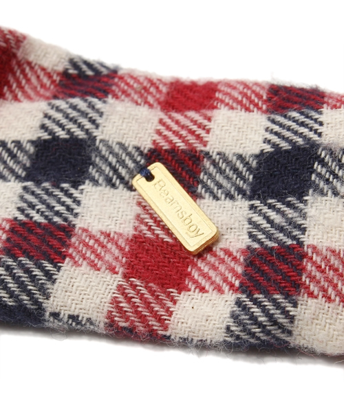 BEAMS BOY（ビームスボーイ）の「BEAMS BOY / ネルヘアバンド（ヘアバンド・レディース・ライトブラウン/レッド/ブルー・ONE SIZE）」の4枚目の写真