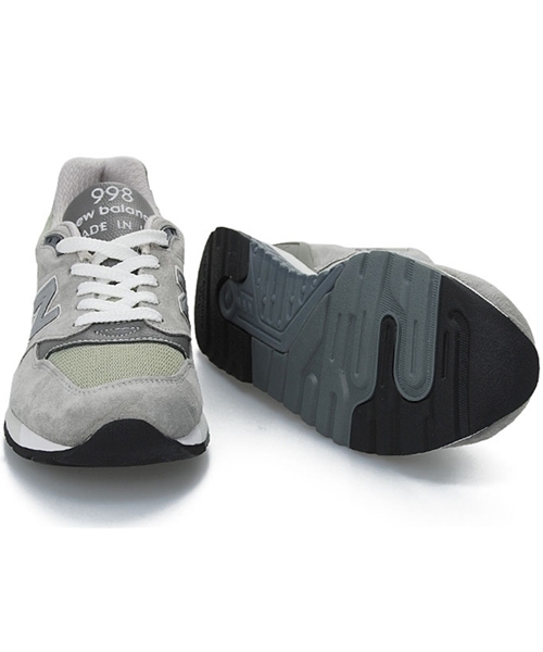 NEW BALANCE(ニューバランス)の「new balance: M998 USA SUEDE■(スニーカー・メンズ・グレー/ダークグレー/ライトグレー/シルバーグレー・7/8/9/10/11/8.5/LARGE)」の5枚目の写真