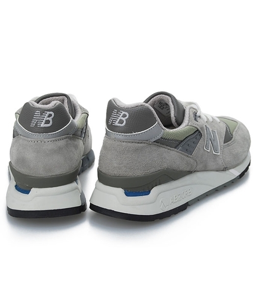 NEW BALANCE(ニューバランス)の「new balance: M998 USA SUEDE■(スニーカー・メンズ・グレー/ダークグレー/ライトグレー/シルバーグレー・7/8/9/10/11/8.5/LARGE)」の6枚目の写真