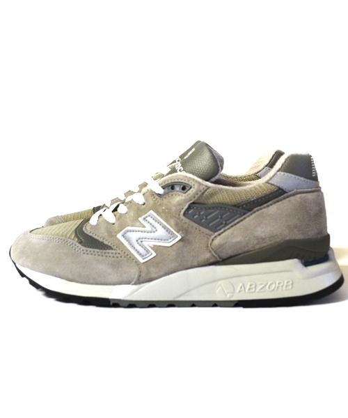 NEW BALANCE(ニューバランス)の「new balance: M998 USA SUEDE■(スニーカー・メンズ・グレー/ダークグレー/ライトグレー/シルバーグレー・7/8/9/10/11/8.5/LARGE)」の8枚目の写真