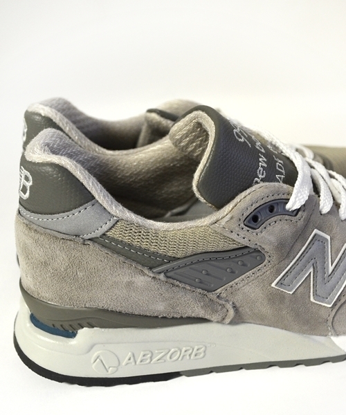 NEW BALANCE(ニューバランス)の「new balance: M998 USA SUEDE■(スニーカー・メンズ・グレー/ダークグレー/ライトグレー/シルバーグレー・7/8/9/10/11/8.5/LARGE)」の10枚目の写真