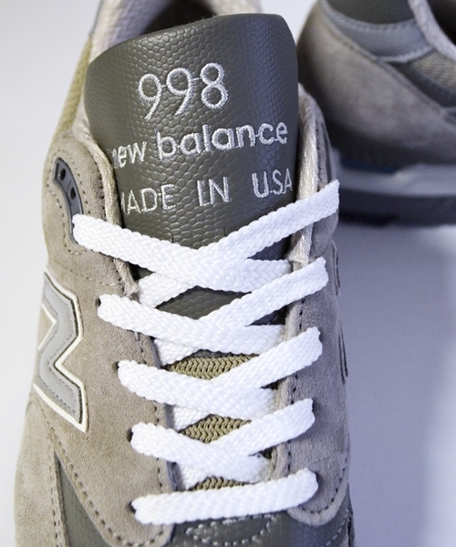 NEW BALANCE(ニューバランス)の「new balance: M998 USA SUEDE■(スニーカー・メンズ・グレー/ダークグレー/ライトグレー/シルバーグレー・7/8/9/10/11/8.5/LARGE)」の11枚目の写真