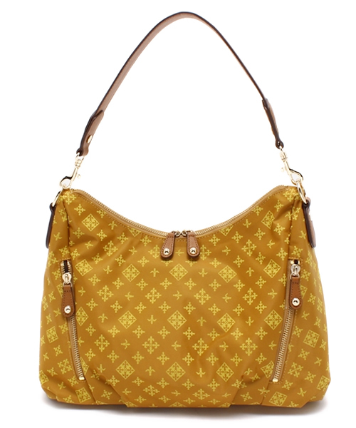 russet（ラシット）の「シンプルワンショルダーバッグ（テープショルダー付）【basic】（ショルダーバッグ・レディース・ブラック/カーキ/ピンクベージュ/マスタード・FREE）」の4枚目の写真