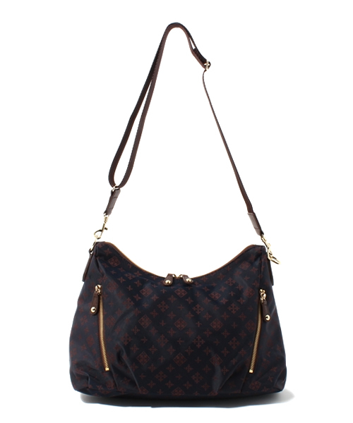 russet（ラシット）の「シンプルワンショルダーバッグ（テープショルダー付）【basic】（ショルダーバッグ・レディース・ブラック/カーキ/ピンクベージュ/マスタード・FREE）」の2枚目の写真