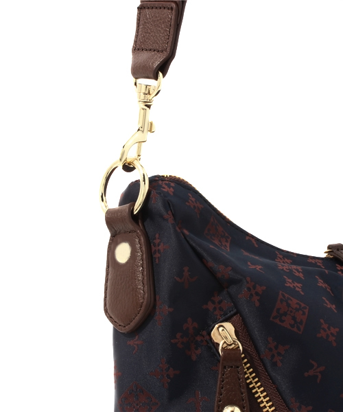 russet（ラシット）の「シンプルワンショルダーバッグ（テープショルダー付）【basic】（ショルダーバッグ・レディース・ブラック/カーキ/ピンクベージュ/マスタード・FREE）」の8枚目の写真