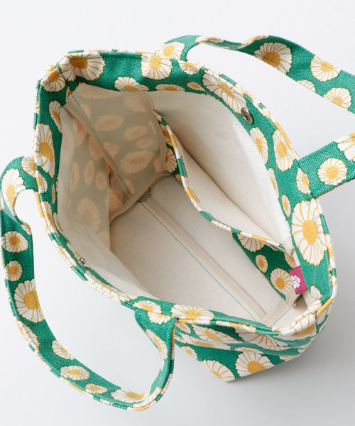 カヤ（カヤ）の「【カヤ】東欧風プリント帆布ミニトートバッグ（トートバッグ・レディース・パープル/レッド/イエロー/グリーン/ブルー/ダークブルー・FREE）」の10枚目の写真